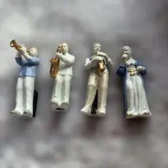 陶器 音楽家 フィギュア 4体セット