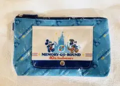新品 Disney ディズニー　スーベニア　おてふきキャリー　40周年 ポーチ