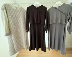 マタニティ授乳服セット マタニティワンピース