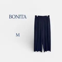 美品 ボニータ パンツ ゆったり ワイド イージー リラックス カジュアル M