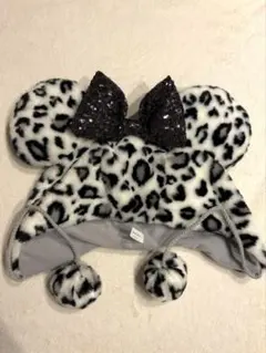 【ゆゆ様専用】Disney ヒョウ柄ミニー　ファンキャップ　白黒