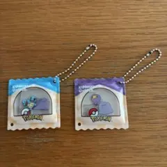 コメダ珈琲 ポケモン コラボ 豆菓子風アクリルチャーム（ゼニガメ・フワンテ）