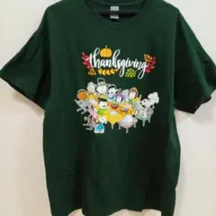 スヌーピー　ダークグリーン　Tシャツ