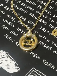 Dior ビンテージネックレス ゴールド