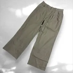 C1》90S ローレンラルフローレン　タックパンツ　カジュアルチノパン　カーキF