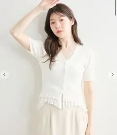 2026SS完売品】emmi 2wayランダムリブニット - メルカリ