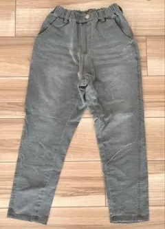 美品☆ラッドチャップ☆130☆ゆるテーパードパンツ☆グレー