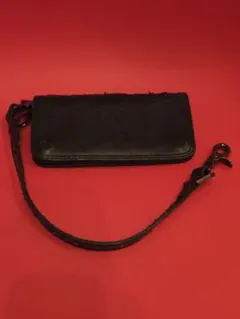 Roen ロエン　スカルデザイン レザー 長財布 チェーン無しのサムネイル