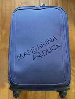 MANDARINA DUCK ソフトキャリーバッグ 色マリンブルー、4輪タイプ MANDARINA DUCK ソフトキャリーバッグ 色マリンブルー、4輪