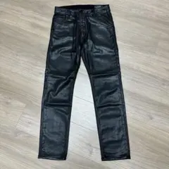 【未使用品】DIESEL KROOLEY コーティング ジョグジーンズ 黒 S