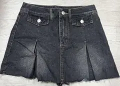 【新品・未使用‼️】SHEIN DAZY デニムプリーツミニスカート Mサイズ