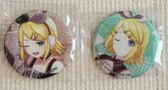 プロセカ　グリッター缶バッジ　鏡音リン