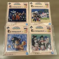 一番くじドラゴンボールスナップコレクション2 E賞 アクリルスタンド 4個セット