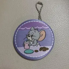トムとジェリー　刺繍缶バッジ　ふぁぶりっく缶チャーム