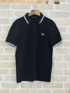 FRED PERRY 半袖ポロシャツ ブラック　Mのサムネイル