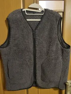 ★しんや様購入商品★ UNIQLO ボアフリースベスト XL グレー