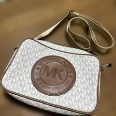 MICHAEL KORS ショルダーバッグ ホワイト/ブラウン