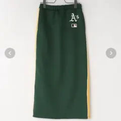 新品　希少　MLB アスレチックス　ローリーズファーム　タイトスカート