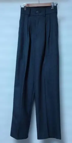 me+em select スラックス ダークグレー xs