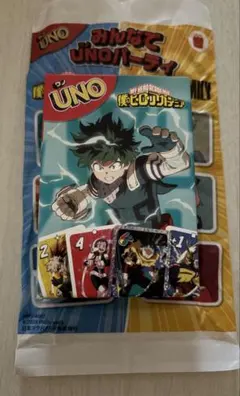 UNO 僕のヒーローアカデミア　マクドナルド　ハッピーセット　緑谷出久　デク