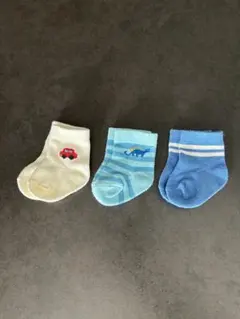 ベビー靴下 3足セット 7-9cm