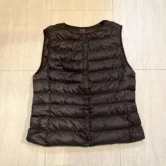 ユニクロ L ウルトラライトダウン ベスト ブラウン