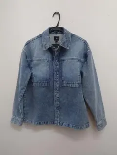 H＆M ルーズフィット デニムオーバーシャツ　サイズS