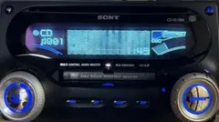 SONY WX-5900MD スペアナ表示、 CD動作確認済み80〜90年旧車 - メルカリ