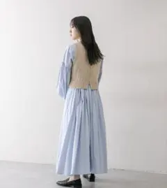 ニットベストワンピース　mystic