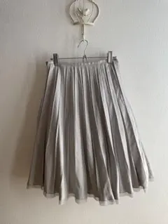 INDVI ひざ丈スカート　グレー