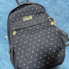 Coleman ネイビードットリュック