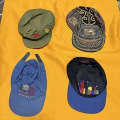 キャップ 4点セット デザインキャップのサムネイル