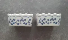 Seria 苺柄 ミニ小皿 ミニ絵皿 豆皿 2点セット