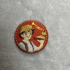 ジブリ　天空の城ラピュタ　パズー　刺繍缶バッチ　刺繍ブローチコレクション　メンズ