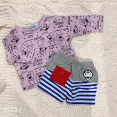 ドラえもん　ロンT ショートパンツ　2着セット　まとめ売り　80cm 90cm