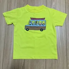 mont-bell 半袖Tシャツ 100cm イエロー バスのサムネイル