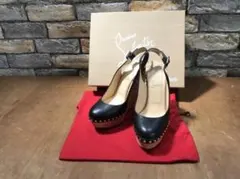 Christian Louboutin ウエッジソール スタッズ