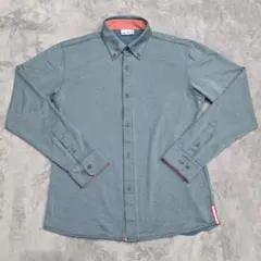 adidas　アディダス　シャツ　O　グリーン　長袖　GOLF　ゴルフ