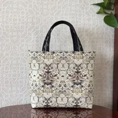 2wayで使えるミニトートバッグ ウィリアムモリス ハンドメイド