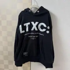 ラブトキシック　LTXC ブラック フード付きパーカー 140