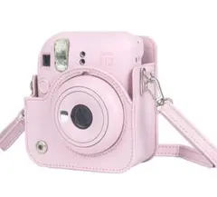 チェキケース instax mini 12用 カメラケース ピンク