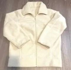 GU ジーユー ウィンドプルーフボアジャケット M NATURAL