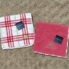 《新品未使用❗️》BURBERRY タオルハンカチ2点セット