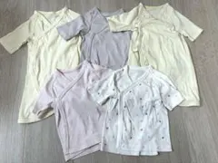 ユニクロ　ベビー肌着 5枚セット 短肌着 コンビ肌着