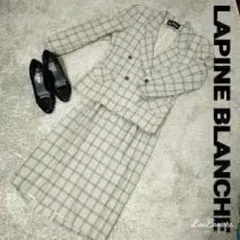 ラピーヌ ブランシュ スカートスーツ セットアップ ホワイト