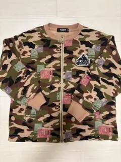 y1919072yXLARGE カモフラ柄 ジップアップパーカー ワッペン y1919072y様専用XLARGE カモフラ柄 ジップアップパーカー ワッペン