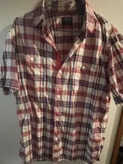 Stussy 半袖チェックシャツ Lサイズ