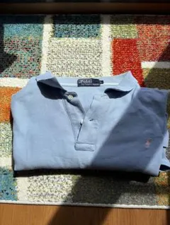 POLO RALPH LAUREN ポロシャツ 長袖 ライトブルー L