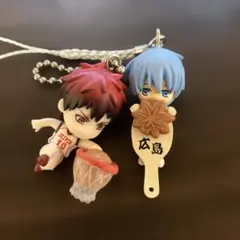 黒子のバスケ 火神大我ガチャ&黒子テツヤ広島限定ストラップ　2種セットのサムネイル