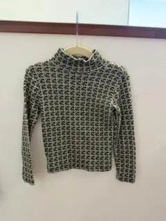 misha&puff Leaf lattice turtleneck 2y